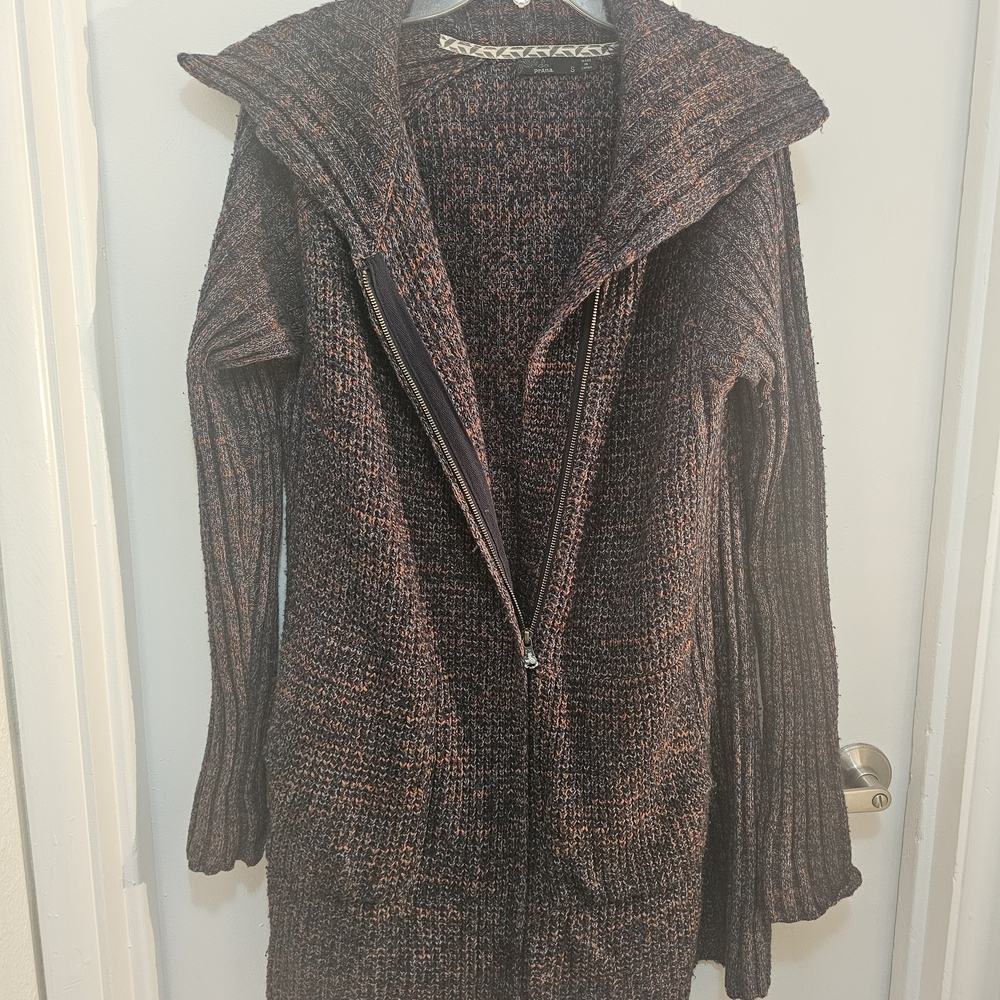 Prana Charcoal and Chestnut Women's Cardigan